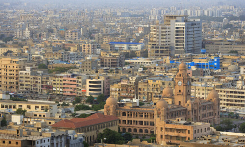 Karachi skyline